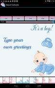 Baby Birth Announcement Cards screenshot 17