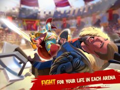 Gladiator Heroes Clash - Jogo de Luta e Estratégia screenshot 3