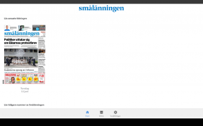 Smålänningen e-tidning screenshot 1