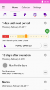Period and Ovulation Tracker screenshot 1