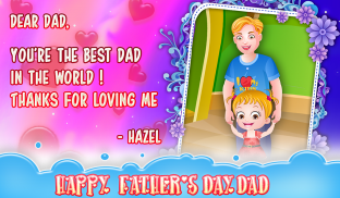 Baby Hazel Fathers Day screenshot 0