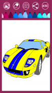 Coloring Book - Fast Cars screenshot 3