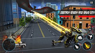 Bat Robot Car Game - Tornado Robot moto bike game screenshot 2