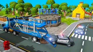 US Police Transport - Cargo Plane Flight Simulator screenshot 0