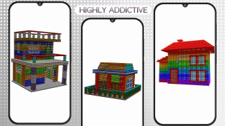 Houses Magnet World 3D : ASMR screenshot 0