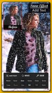 Snow photo editor screenshot 3