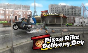 Pizza Bike Delivery Boy screenshot 3