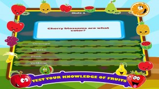 Learn Fruits Alphabet Jeux - Fruit Apprendre l ABC screenshot 0