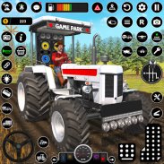 ट्रॅक्टर खेळ आणि शेती खेळ 3D screenshot 0