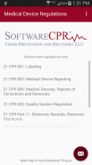 Medical Device Regulations: SoftwareCPR screenshot 0