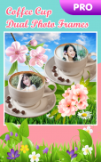 Coffee Cup Dual Photo Frames screenshot 0