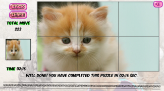 Puzzles of Kittens Free screenshot 4