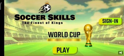 Soccer Skills - Cup of World screenshot 1