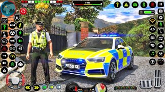 高速道路の警察の駐車場＆警官の運転手3 d screenshot 2