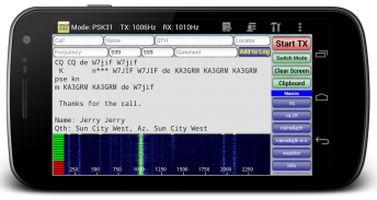 DroidPSK - PSK for Ham Radio screenshot 5