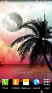 Tropical Night Live Wallpaper screenshot 0