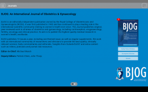 BJOG: An Intl. Journal of Obstetrics & Gynaecology screenshot 0