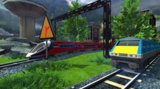 欧洲火车赛车3D screenshot 2