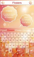 Flowers GO Keyboard Theme screenshot 5