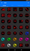 Black and Red Icon Pack v9.0 (Free) screenshot 19