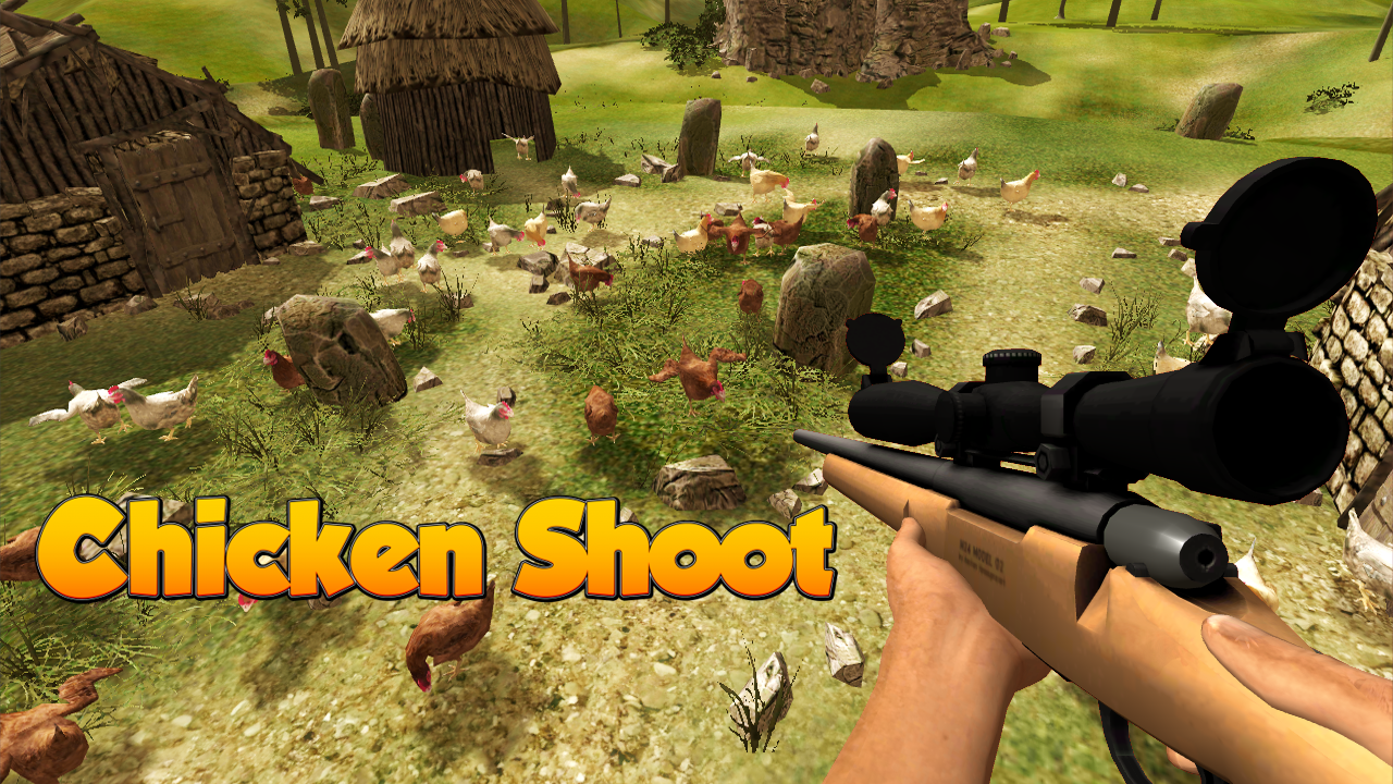 Chicken Shooter in Chicken Farm Chicken Shoot Game