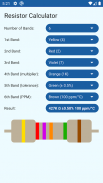 Resistor Calculator - Color Re screenshot 0