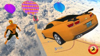 Omega Superhero Stunt Car Game screenshot 4