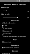 Advanced Wordlist Generator screenshot 3