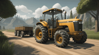 Cargo tractor trolley game screenshot 3