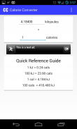 Calorie Converter screenshot 0