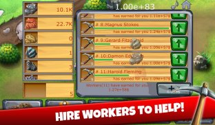 Clicker Mine Idle Tycoon - Gold Miner Heroes Free screenshot 2
