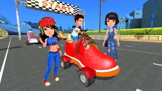 Crazy Fun Race 3D Super Hero Team Racing screenshot 7