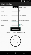 Circle Calculator screenshot 3