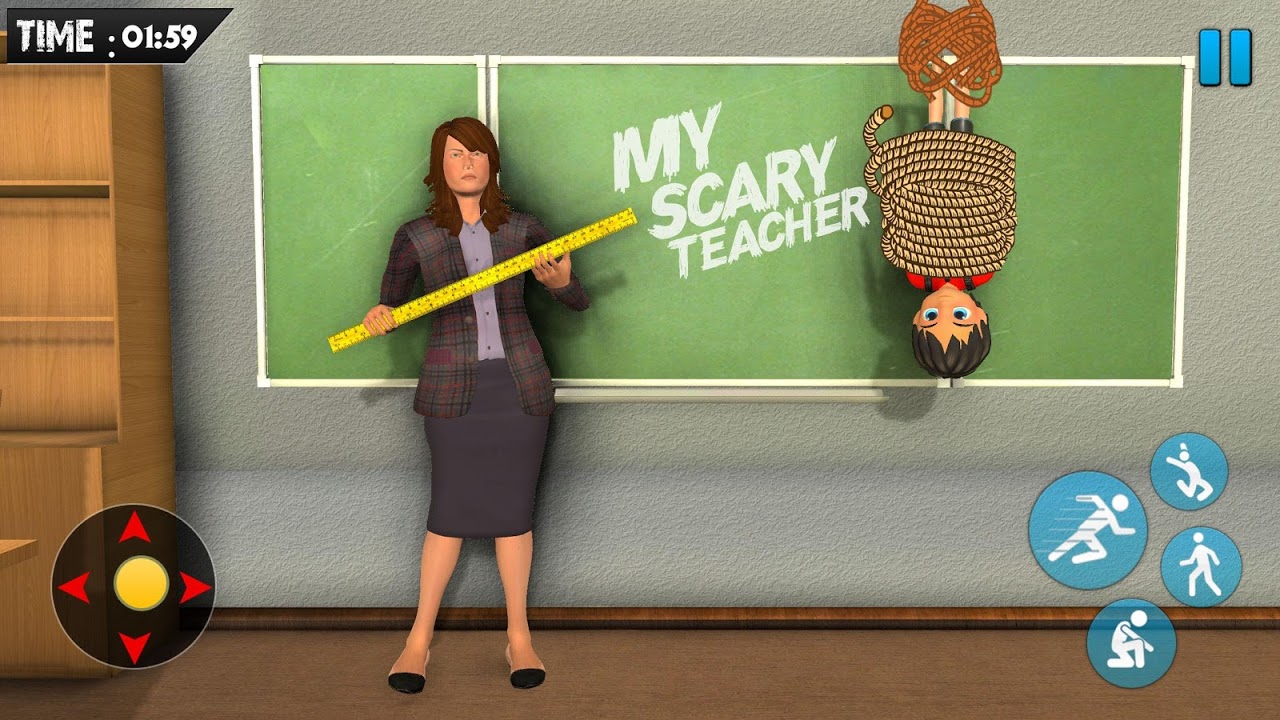 Hello Scary Crazy Teacher 3D - Baldi's Basics Game::Appstore for  Android