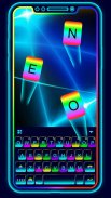 الكيبورد Flash Neon Color screenshot 1