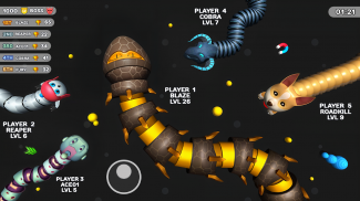 Worms Clash - Snake Games screenshot 0