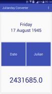 Julianday Converter screenshot 1