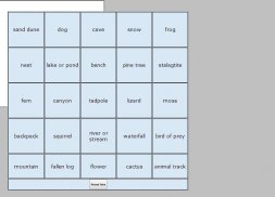 Travel and Outing Bingo screenshot 1