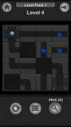 Black Roll Ball Puzzle - lite version screenshot 4