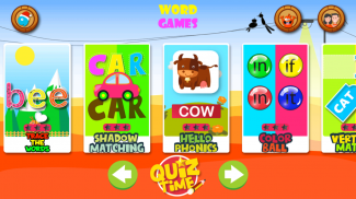 Reading for kids with Rhyming & Sight Word Games screenshot 19
