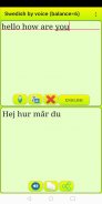 Learn Swedish by voice and tra screenshot 0