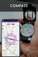 Ricerca delle indicazioni del percorso: mappe, GPS screenshot 2