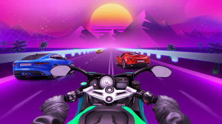 Traffic Moto Racing 3D screenshot 1