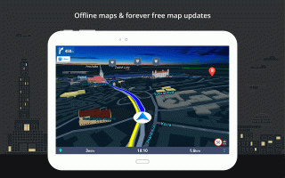 Sygic GPS Navigation & Maps Screen