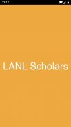 LANL Scholars screenshot 2