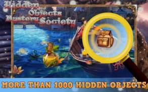 Hidden Objects Mystery Society Games 100 levels screenshot 1