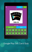 Play Gift Card Quiz screenshot 0