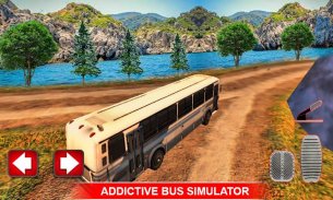 Tourist bus offroad driving mountain challenge screenshot 2