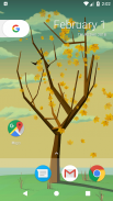 Tree With Falling Leaves Live Wallpaper screenshot 1