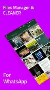 Files Manager and Cleaner for WhatsApp screenshot 0
